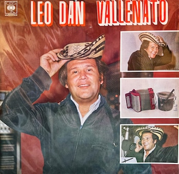 Leo Dan publicó un álbum de Vallenato en 1980 que fue un éxito en Colombia-crédito: CBS