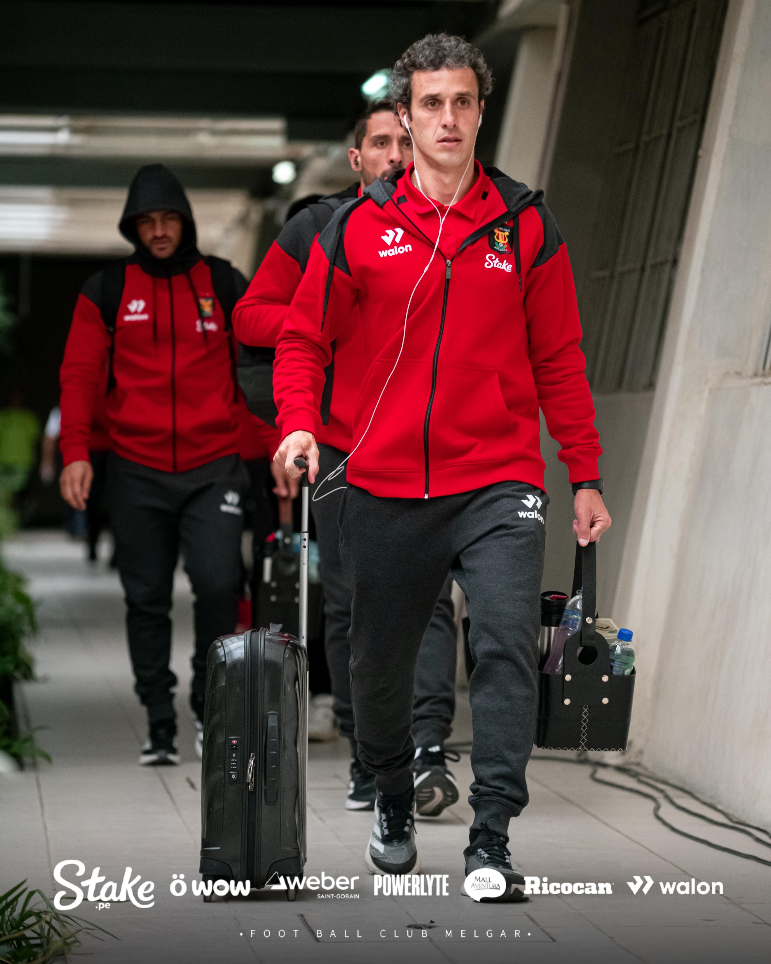 Melgar llegó al estadio Monumental de la UNSA.