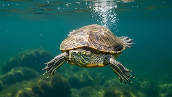 Los caparazones de las tortugas