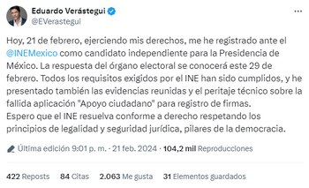 El actor y productor se