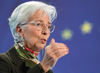 Christine Lagarde, presidenta del Banco