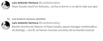 Los tuits de Luis Ventura