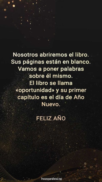 Postales e imágenes con frases motivadoras para compartir por Año Nuevo 2024