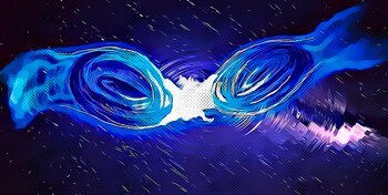 ilustración de la fusión de