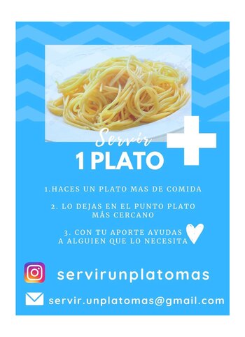 Preparar un plato demás de