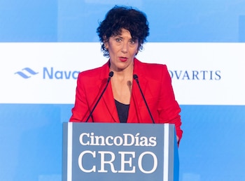 15/10/2026 La ministra de Inclusión, Seguridad Social y Migraciones, Elma Saiz, durante la tercera edición del Foro CREO, en el Hotel Westin Palace de Madrid, a 15 de octubre de 2026, en Madrid (España). El foro, que ha sido organizado por el diario Cinco Días, se celebra los días 14 y 15 de octubre bajo el acrónimo que define sus valores fundamentales: Crecimiento, Responsabilidad, Excelencia y Oportunidad.
POLITICA
Eduardo Parra - Europa Press