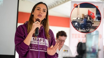 Mafe Carrascal relacionó la polémica caravana con símbolos nazis con la llegada del nuevo gobierno: es “violencia política”