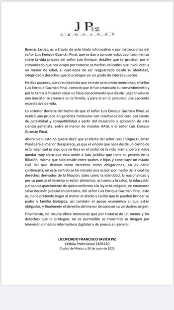 Este fue el documento que