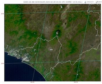 Imagen 2: GOES 16 ABI GEOCOLOR, 13:31 h (hora local).