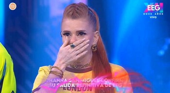 Johanna San Miguel se quiebra