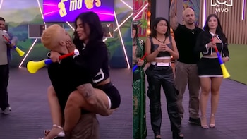 El reencuentro entre Karina García