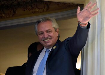El presidente Alberto Fernandez