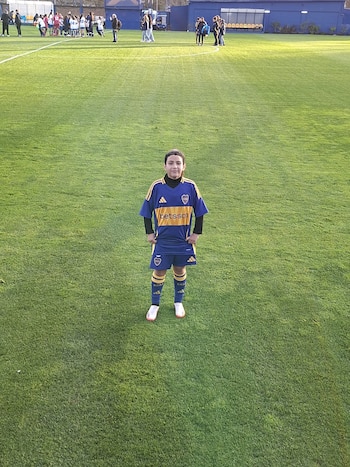 Luciana Barrios jugadora Sub 12 de Boca