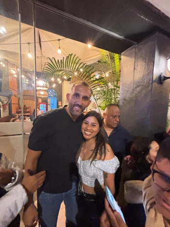 Hernán Barcos atendió a los