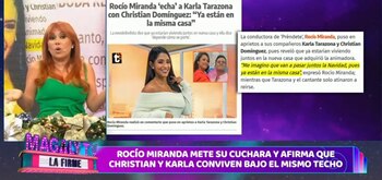 Karla Tarazona y Christian Domínguez