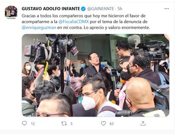 Gustavo Adolfo Infante agradeció a
