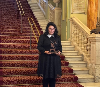 La escritora obtuvo el galardón