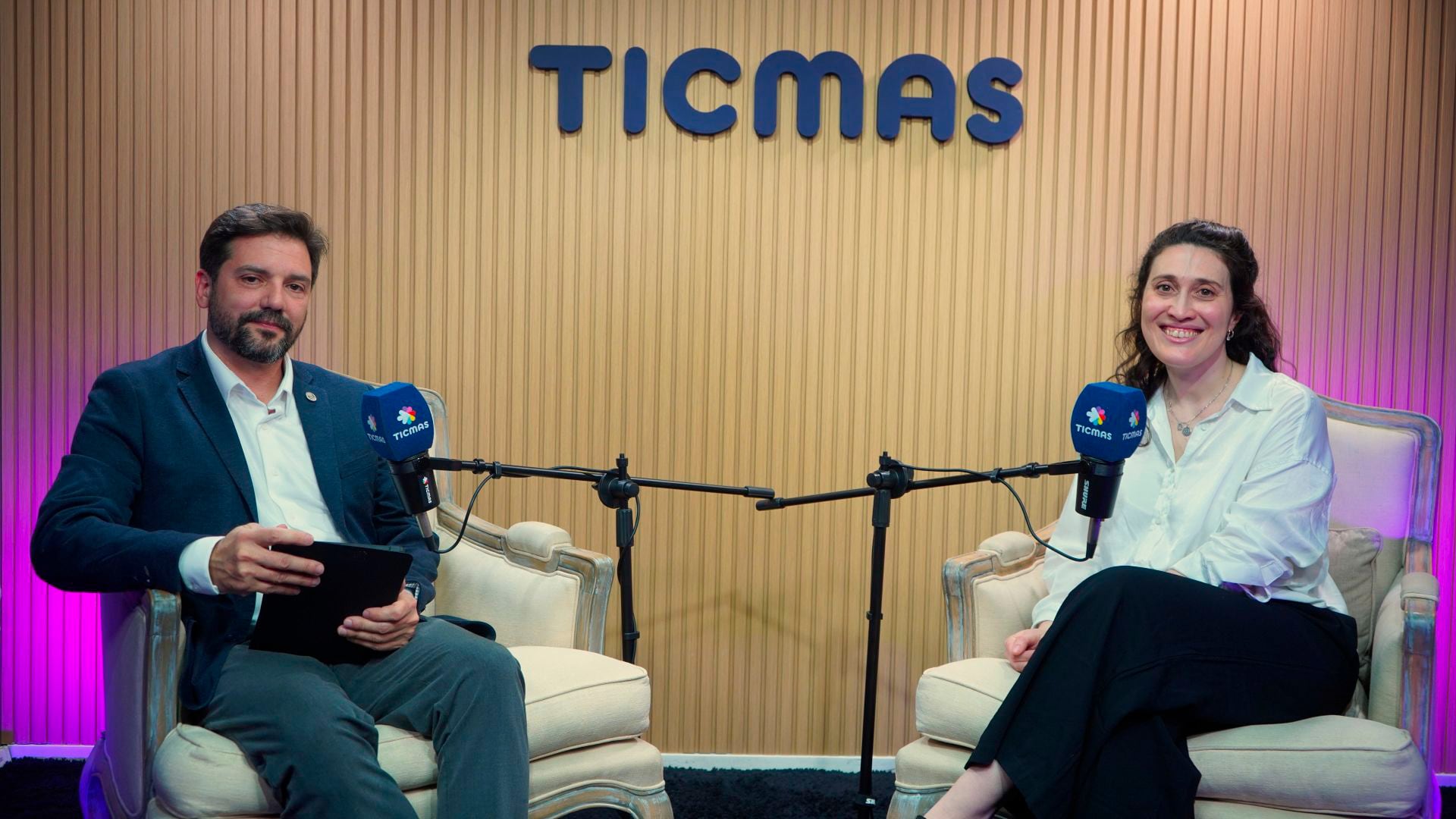 Florencia Gelabert en el podcast de la compañía educativa TICMAS