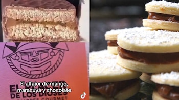 Alfajor hecho en Perú y