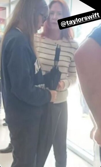 Taylor Swift con parte de