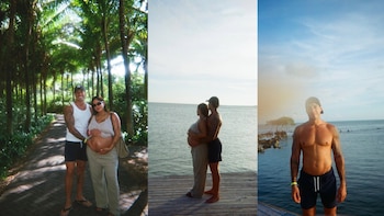 Isabella Ladera y Hugo García eligieron una isla cercana a Miami para descansar y compartir sus últimos días en pareja antes del nacimiento de su bebé - crédito @isabella.ladera/ Instagram