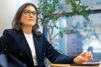 Manuela Bergerot, en un momento