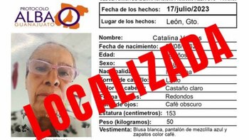 Catalina Vargas: localizan con vida