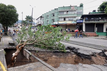 Las fuertes precipitaciones en el