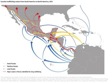 Las rutas del narco del