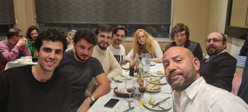 Javier Milei y su equipo