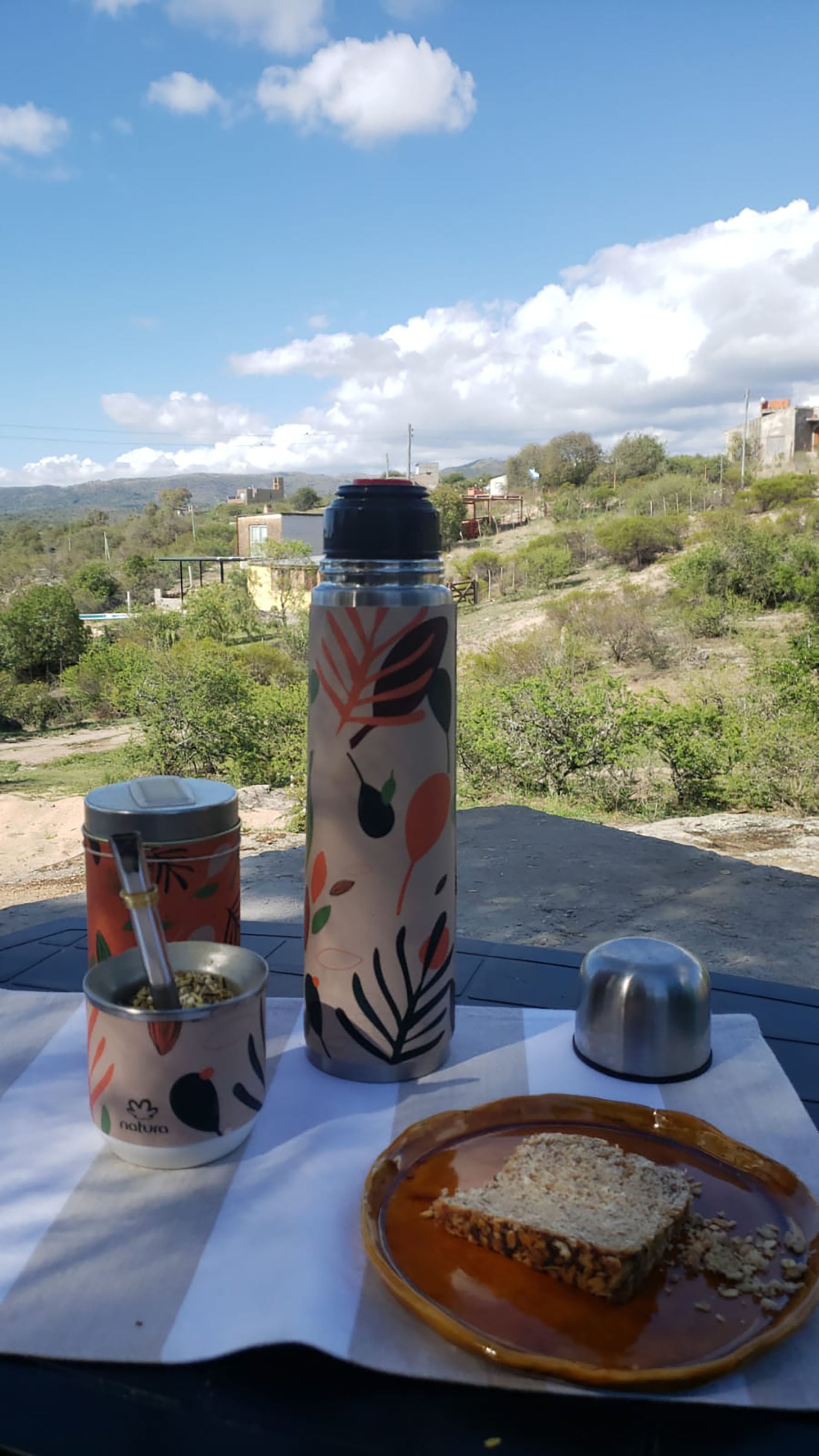 Así es la vista panorámica que tiene Silvia desde su casa