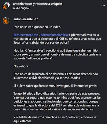 Colectivo Resistencia Chiquita - crédito @resistencia_chiquita/Instagram