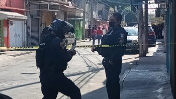 Al lugar arribó una intensa