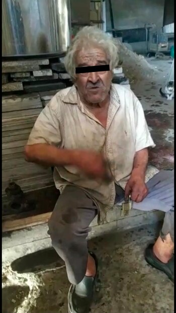 El momento de la detención