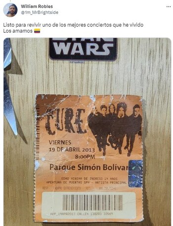 Un colombiano recordó cuando The