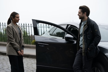 Richard Rankin y Lucie Shorthouse