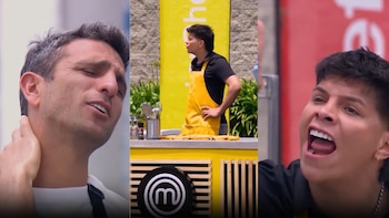 Emiro Navarro apeló a la manipulación para convencer a Robert Farah de elegir al equipo amarillo en MasterChef Celebrity Colombia - crédito @masterchefcelebrityco/ Instagram