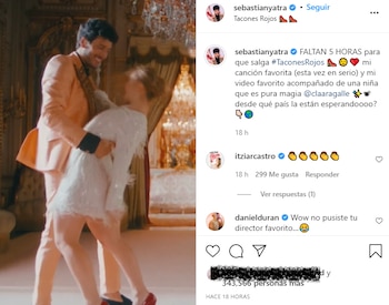 Post en Instagram de Sebastián