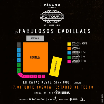 Las entradas podrán adquirirse a partir del 2 de julio - crédito Ticketmaster