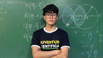 A sus 17 años, Mathías