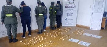 Las tres mujeres bolivianas detenidas por Gendarmería Nacional (GNA)