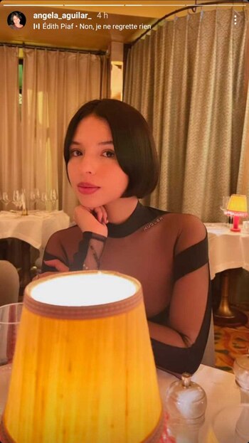 Ángela Aguilar compartió historias de