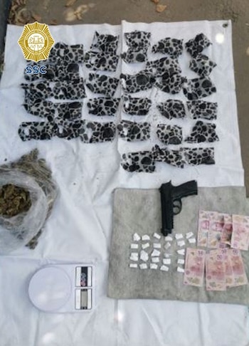 Cártel de Sinaloa CDMX Tepito los Sinaloas (Foto: SSC-CDMX)