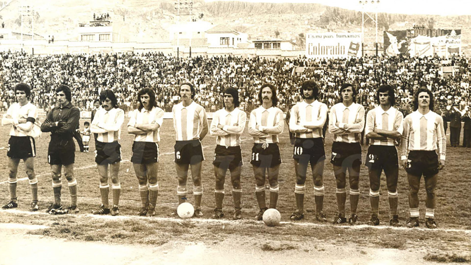 La Selección del 74 no anduvo bien por problemas externos (Foto El Gráfico)