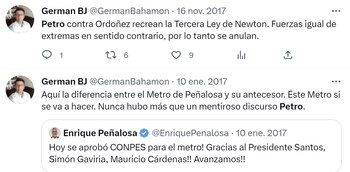 Germán Bahamón, actual gerente de la Federación Nacional de Cafeteros, fue crítico de la alcaldía de Gustavo Petro