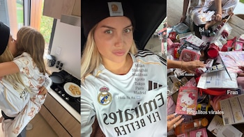Wanda Nara mostró el reencuentro con sus hijas y los regalos que eligió para ellas