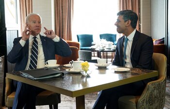 Biden también se reunió el