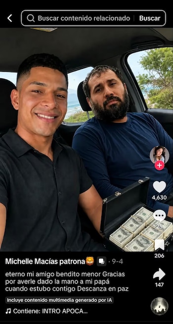 - crédito Michelle Macías patrona/TikTok