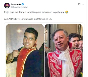 El comediante Jhovanoty, conocido por