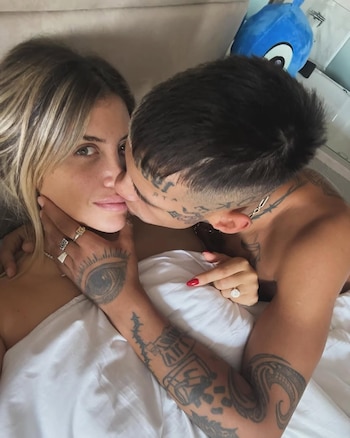 Wanda Nara y L-Gante enfrentan